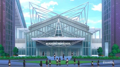 Nijigasaki Academy Second Floor Entrance